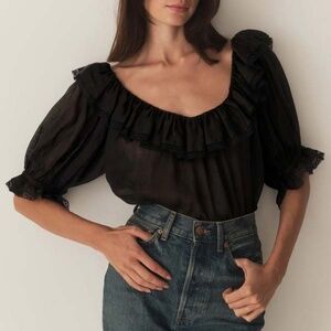 [NWT] DÔEN Samara Top Black XS